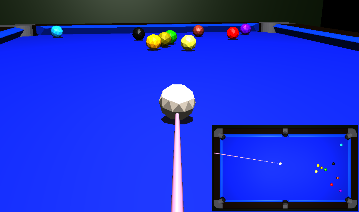 Realistic cushion bounce with spin interaction